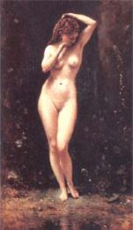Diane au bain, La source, Corot, 1868-70.