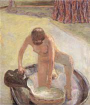 Nu accroupi au tub, Bonnard, 1918, Collection particuli�re, France.