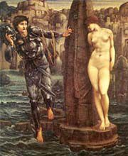 Le rocher du Destin, The rock of Doom, Burne-Jones, Sir Edward Coley, 1887.