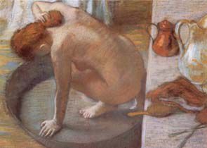 Le tub, Edgar Degas, 1886, Mus�e d'Orsay, Paris.