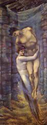 Le rocher du Destin, The rock of Doom, Burne-Jones, Sir Edward Coley, 1887.