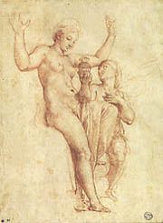 Psych� pr�sentant � V�nus l'eau du Styx, Raffeaello S. Rapha�l, 1517.