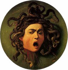 M�duse, Meris Michelangelo Caravaggio, 1595.