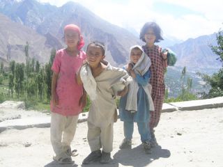 Enfants hunzas � Karimabad
